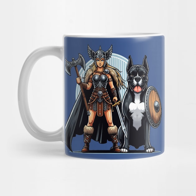 A Valkyrie & Her Dog V2 by LarsonBrosSupplyCo